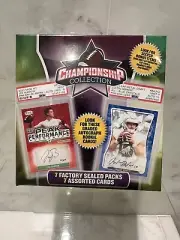 2021 Championship Collection Factory Sealed box 7 Packs/7 Assorted Cards
