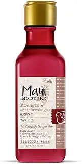 Maui Moisture Strength & anti-breakage + agave raw oil, 4.2 oz