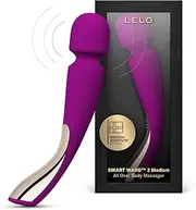 LELO SMART WAND 2 Medium Personal Wand Massager Tension Releasing Muscle and Body Massager, Waterproof & Wireless Rechargeable Wand Vibrator, Personal Vibrator Wand for Her, Deep Rose
