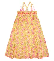 [Louise Misha] Louise Misha Marceline floral cotton dress Y 12 yellow