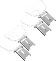 KITANDOVE 4Pcs Transparent Eye Shield for Bench Grinder Protective Covers for Small Workspaces Fit for Home Workshops Quick Installation and Debris Control