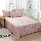 Bed Sheet Top King Sheets Pure Cotton Single Size Kids Bed Linen (No Pillowcase)