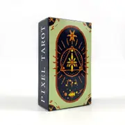 PIXEL Tarot Card Game 78PCS Cards Deck English Tarot Card ， Fun Playing Games For Family Friends Party And Creative Gifts