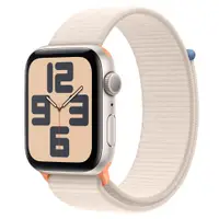 在飛比找PChome24h購物優惠-Apple Watch SE GPS 44mm Starli