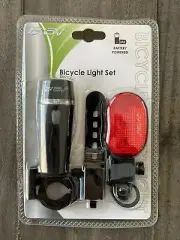 BV Bicycle 5 LED Head Light & 3 LED Tail light, Quick Release Mount, BV-L801 New
