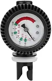 Joyzan Tire Inflator Gauge, Ball Pump Pressure Dial Wheel Gage Digital with Bike Portable Tyre Cars Air Suspension Water Test Pool Filter Inflatable Kayak Device Valve Football Coupler Sports Soccer