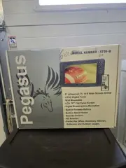 Pegasus 9” Digital TV With ATSC Tuner New In Box ST09-B with Remote Vintage