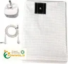 Organic Grounding Sheet 10% Silver Full/Double for Bed Sleeping Therapy with Saf