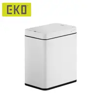 在飛比找momo購物網優惠-【EKO】倩影SLIM自動感應垃圾桶7L(不鏽鋼／內建充電鋰