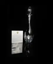 Faberge Crystal Decanter NIB