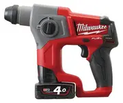 Milwaukee M12CH-402C - 12V Brushless 16mm SDS+ Rotary Hammer Kit (2 x 4.0Ah)