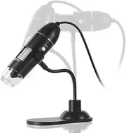 Meichoon NB05 Flexible Digital Microscope, 50X-1000X Electronic Portable Mini USB Microscope, Magnifying Camera with 8 LED HD Lights