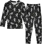 [Joisal] Cute Strawberry Red Fruit 18 Months Pajamas 2 Piece Pj Long Sleeve, Cute Mummy Halloween, 6 Years