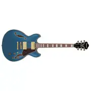 Ibanez AS73G Electric Guitar Semi-Hollow Prussian Blue Metallic