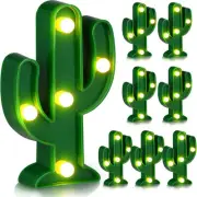 8 Pcs LED Night Light Cactus Night Table Lamp Cactus Party Decorations Cute Mini