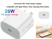 PD 20W USB-C Type C Fast Wall Charger Power Adapter For iPad mini 6 iPad 11 12.9