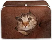 [Mumeson] Cute 3D Cat Toaster Covers - Bread Maker Oven Protection Covers for Most Standard 2 Slice Toasters