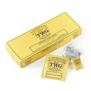 【TWG Tea】手工純棉茶包雙入組 法式伯爵茶 15包x2盒(French Earl Grey;黑茶)