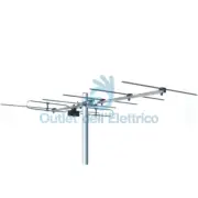 Emme Esse 6W3D Antenna Digital K.5-12 EL.6 Silver