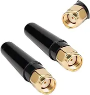 2.4G 5.8G 5G Mini WiFi Route Antenna for FPV TX RP-SMA Male Dipole Whip FPV PC (2pcs) 1.6in (4cm) Omnidirectional