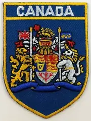 Canada COA Shield Crest Patch Embroidered Iron On Sew On Canadian