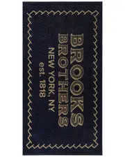 Brooks Brothers Logo Beach Towel