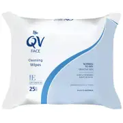 * Ego QV Face Cleansing Wipes 25 Wipes