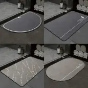 Luxury Diatomaceous Earth Dry Rug Bath Shower Absorbent Carpet Mat Soft Non-slip