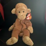 Ty Beanie Baby Bongo The Monkey Toy