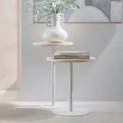 Bowie Travertine Nesting Side Table [MUSLBOWST25]