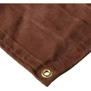 INTEX SUPPLY CO 12 OZ K-CT1012B 10x12 12OZ Brown Canvas Tarp, 10" x 12"