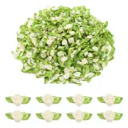500 Pcs Mini Ribbon Roses Flowers Bows for Crafts, 15mm/0.6" Dia, Beige