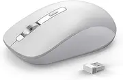 JOYACCESS Wireless Mouse Bluetooth Mouse Cordless Dual Mode (BT5.0/3.0+2.4G), Computer Silent Mini Mice for Laptop/Mac/Windows/MacOS/Android