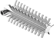 Llazsybz Cutting Head for Fish Cleaning Tools, Fish Scaler, Roller Cutter, Cleaner for Professional Chefs