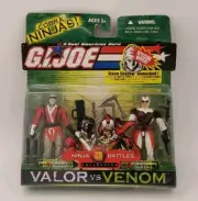 GI Joe Valor vs Venom Cobra Slash & Cobra Slice 2 pack Hasbro 2004