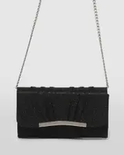 Black Kendra Clutch Bag