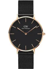 [Daniel Wellington] Petite 36 Ashfield Stainless Steel Quartz Watch in Black/Gold