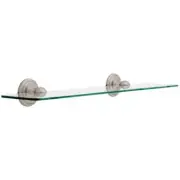 Franklin Brass 9065-SN Jamestown Bath 24" Glass Shelf Satin Nickel Finish