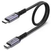 USB C to USB C Cable 1.5ft, Short C Cable 10GBbps High Speed Data USB 3.1 Gen 2,