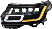 Car LED Headlights Headlights Plug And Play With LED DRL Dynamic Turning Head Lights Compatible With Land Rover Range Rover 2014-2017(Right Hand Drive)