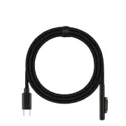 Nylon Braided USB-Type C Male PD 100W Charging Cable for Microsoft Surface 6FT