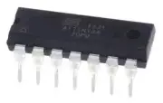 Microchip AVR MICROCONTROLLERS 2Pcs 8bit ATtiny84 20MHz 14-Pin ATTINY84-20PU