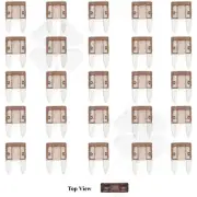 25x 7.5A Mini Blade Fuse APM ATM Spade Plug-In Amp Protection Trip Circuit Set