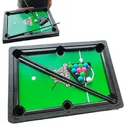 Billiards Toys, Small Sports Tabletop Game, 2.76in Tabletop Pool Family, Billiards Toy Office Desk, Home Use, Fun for Adults, Kids, Miniature Pool Game