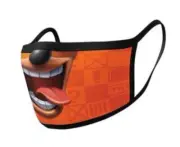 Crash Bandicoot Mouth Adult Washable Face Mask Fathers Day Man Cave Gift