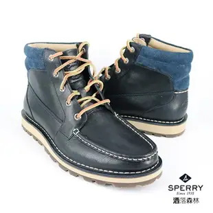 【SPERRY】男 / 休閒馬丁舒適皮靴-083123642藍 / 原價5990元