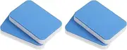 uxcell Table Tennis Rubber Care Sponge, 4 Pack Ping Pong Paddle Cleaning Sponge Racket Pat Cleaner, Blue White