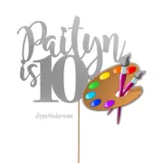 Cake Topper - Themed - 20+ Colours - NEXT DAY POST - Painting - Any Name & Age