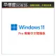 《平價屋3C 》全新 Windows 11 PRO 64 Bit 中文隨機版 Win11 Pro 作業系統 64位元 WIN11