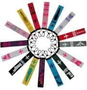 Personalized Flight Attendant Crew Bag Tags Base Jet Tag